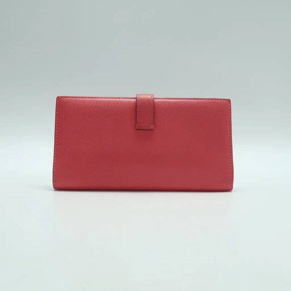 HERMES Bearn Pink Leather Wallet 936-041625 - Picture 2 of 12